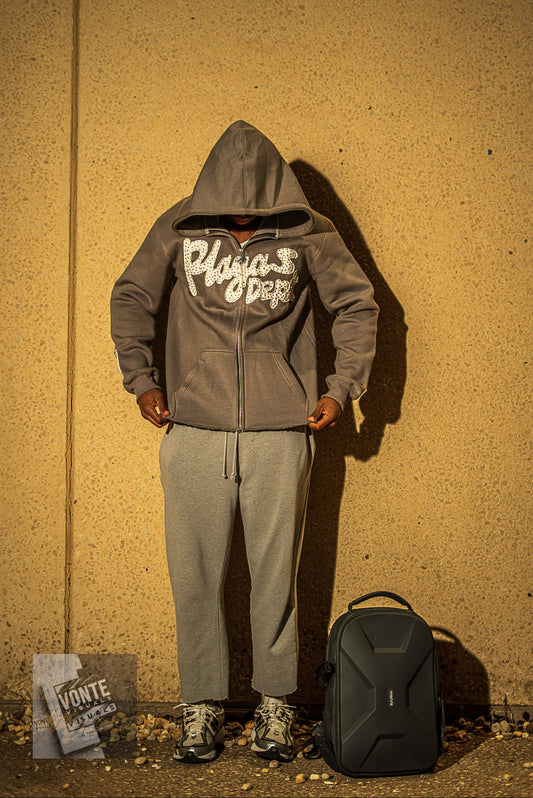 Playas Dept Gray Hoodie
