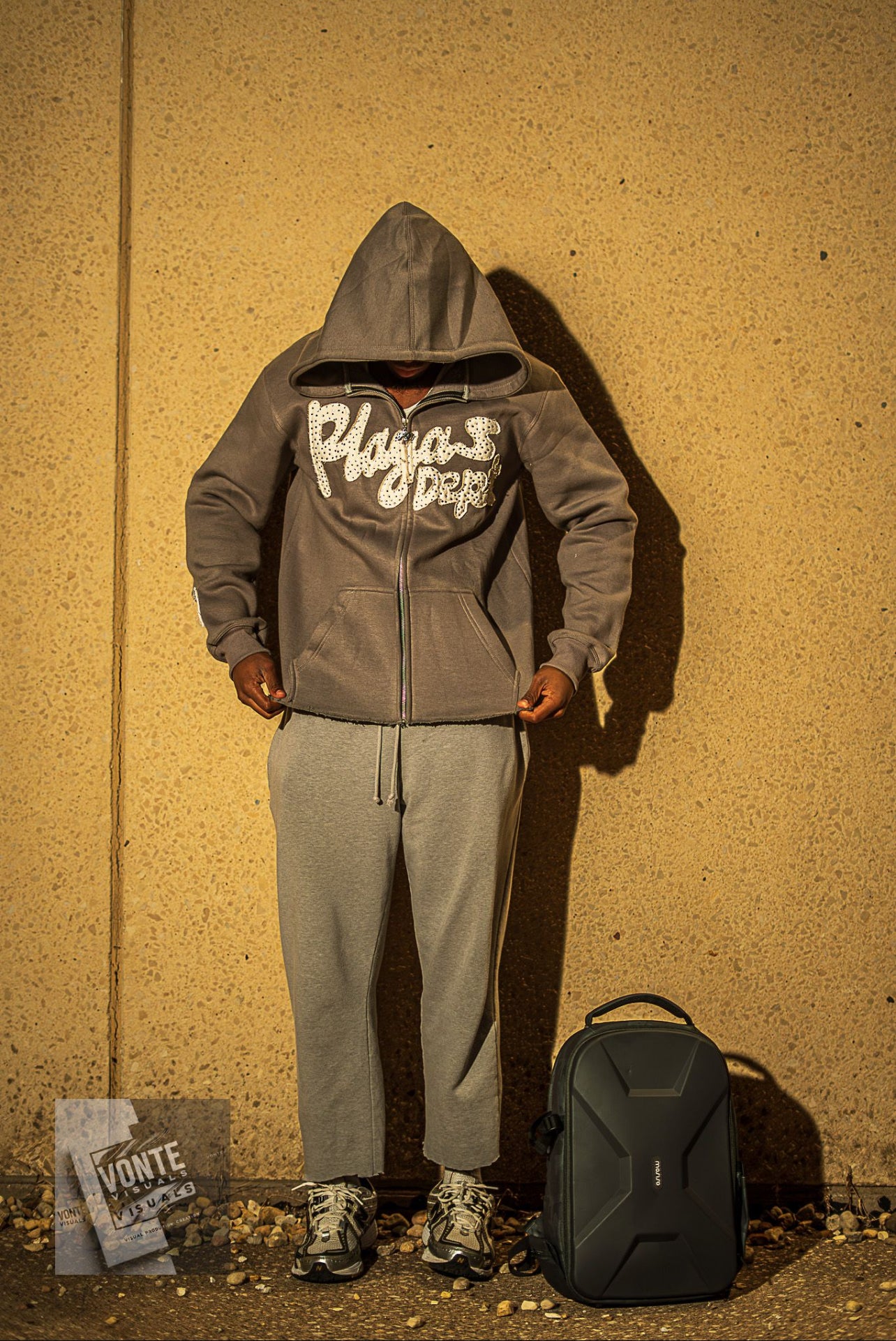 Playas Dept Gray Hoodie