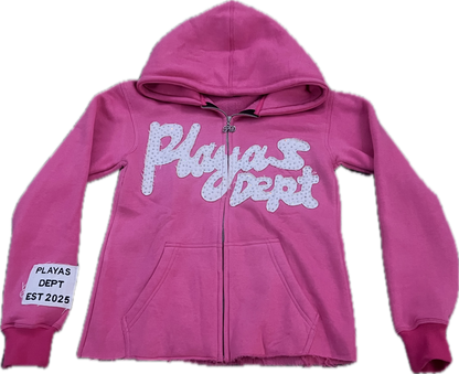 Playas Dept Pink Hoodie