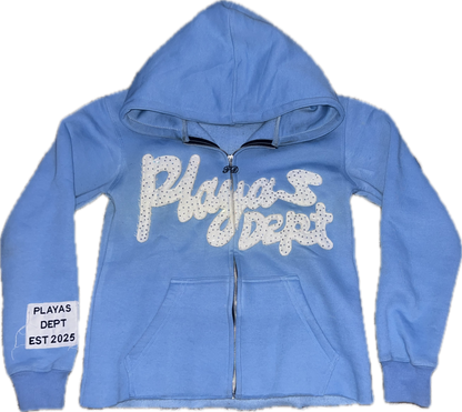 Playas Dept Baby Blue Hoodie